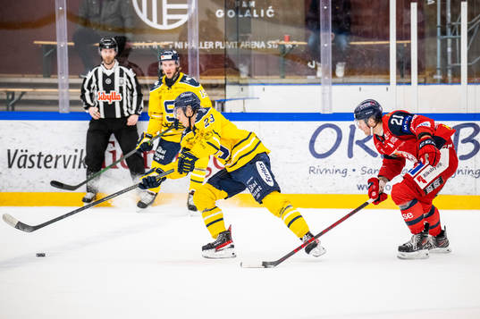 Södertäljes Albert Sjöberg och Västerviks Victor Öhman