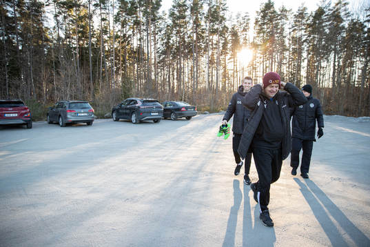  Värnamos assisterande tränare Jonas Thern den 28 januari 2022 i Värnamo. 