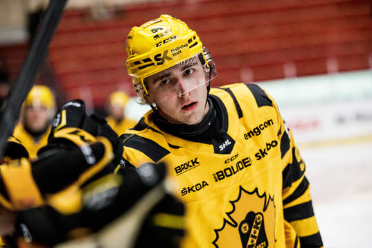 Skellefteås Linus Karlsson jublar