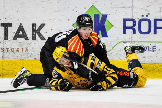 Brynäs Noel Gunler och Skellefteås Stefan Loibl