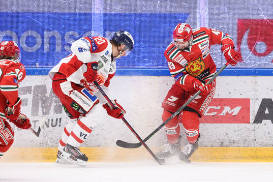 Västerviks Marcus Westfält och Moras Steven Seigo