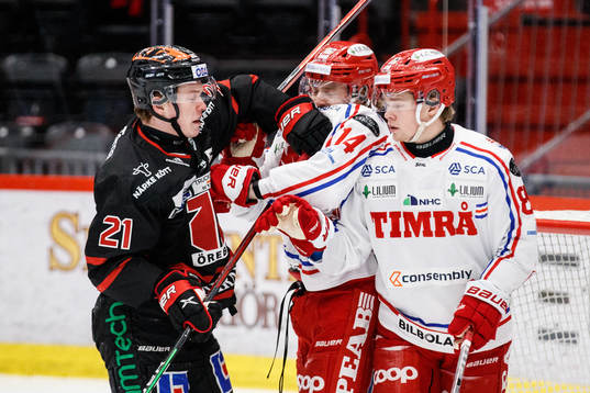 Örebros Linus Öberg och Timrås Albin Carlsson