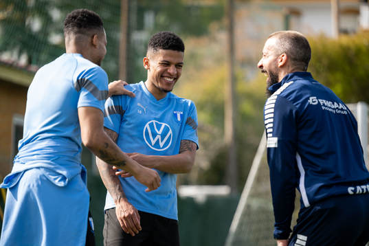Martin Olsson, Romain Gall och Sarpsborgs Guillermo Molins 