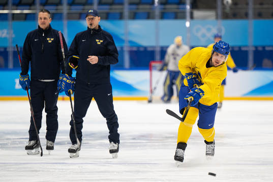 Henrik Tömmernes of the Swedish men’s national ice