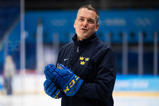 Scouting coach Tomas Montén of the Swedish men’s