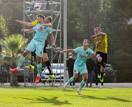 Alexandr Martynovich and Viktor Claesson of Krasnodar