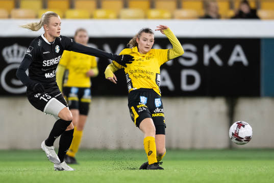 Alingsås Emelie Liljered och Elfsborgs Ida Backlund