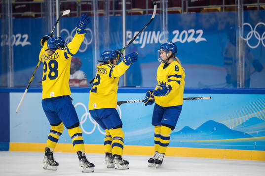 Michelle Löwenhielm, Maja Nylén-Persson and Ebba Berglund