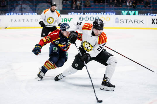 Djurgårdens Rhett Rakhshani och Brynäs Adam Pettersson