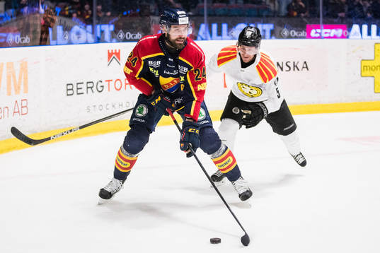 Djurgårdens Ludvig Rensfeldt och Brynäs Chay Genoway