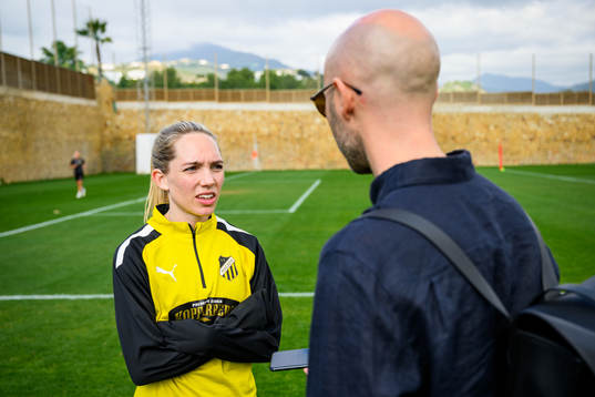 Elin Rubensson intervjuas