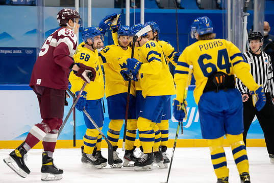 Anton Lander, Lucas Wallmark, Carl Klingberg , Henrik