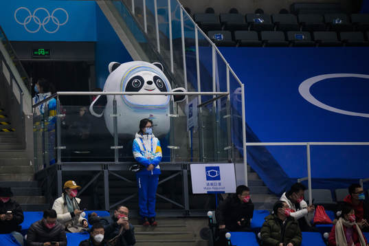 Bing Dwen Dwen, the mascot of the Beijing 2022 Olympic