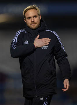 Jonas Eidevall, head coach of Arsenal,