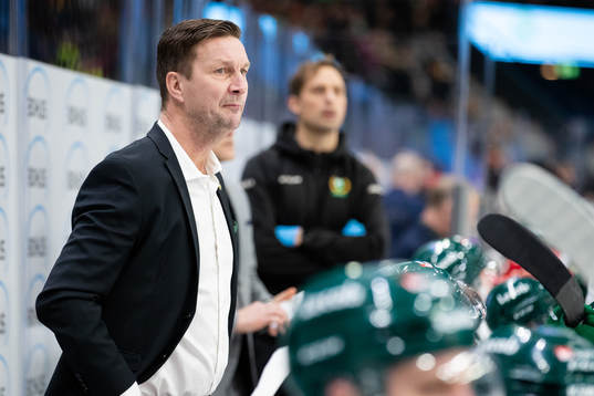 Färjestads tränare Johan Pennerborn