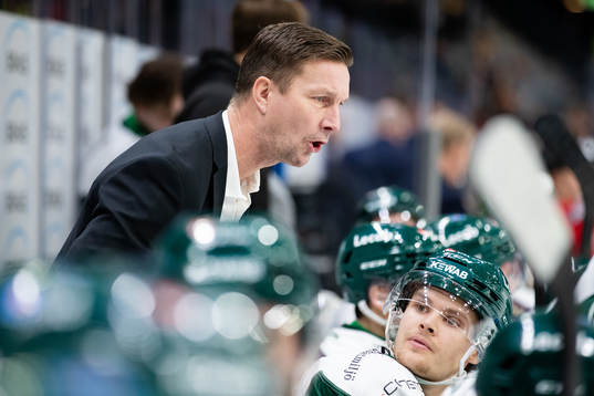 Färjestads tränare Johan Pennerborn