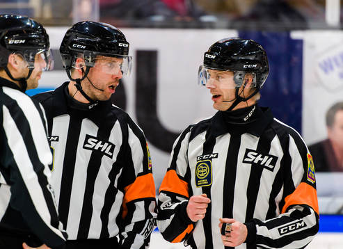 Domare Johan Magnusson och Mikael Andersson