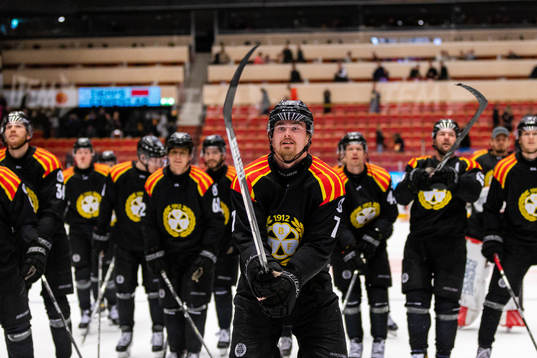 Brynäs Marcus Björk jublar