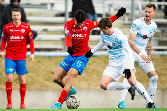 Helsingborgs Assad Al Hamlawi och Helsingørs Callum