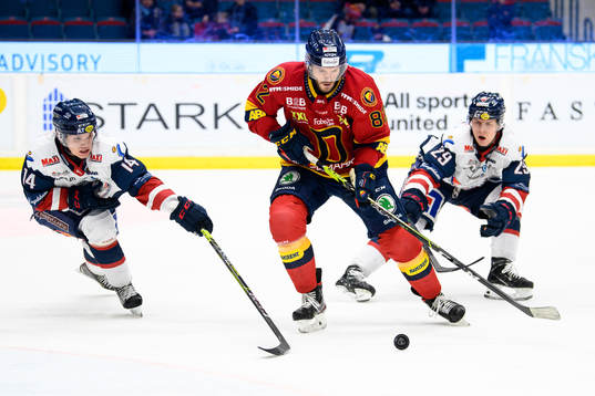 Linköpings Arvid Costmar och Georg Weigelt mot