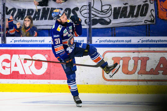 Växjös Olle Lycksell jublar