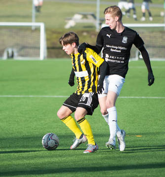 IFK Hässleholms Jussi Tikkanen i träningsmatchen mellan Sölvesborg och IFK Hässleholm i Sölvesborg 19 februari 2022.
