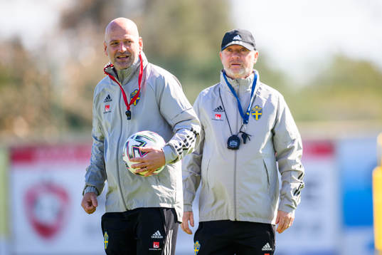 Magnus Wikman, assistant coach and Peter Gerhardsson, head coach