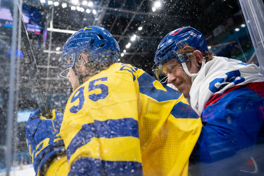 Jacob de la Rose of Sweden and Michal Cajkovsky of Slovakia