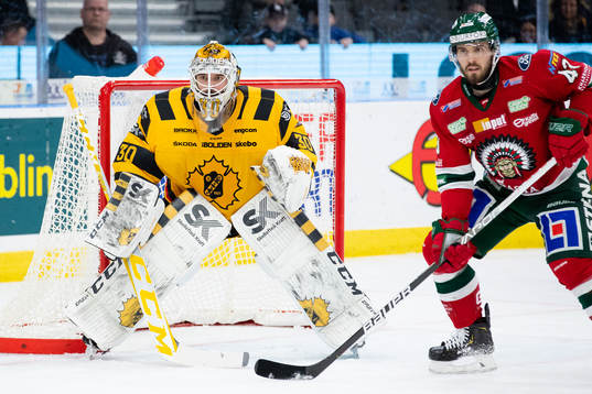 Skellefteås målvakt Gustaf Lindvall