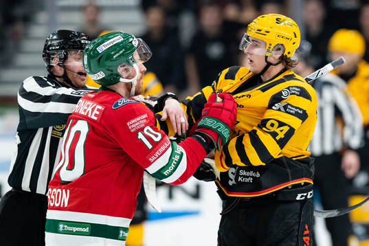 Frölundas Jens Olsson och Skellefteås Linus Karlsson