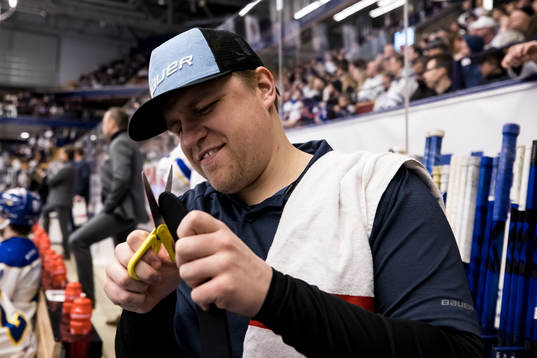 Leksands materialförvaltare Jesper Korning