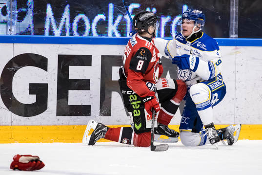 Malmö Redhawks Johan Olofsson och Leksands Patrik