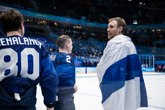 Marko Anttila of Finland celebrates