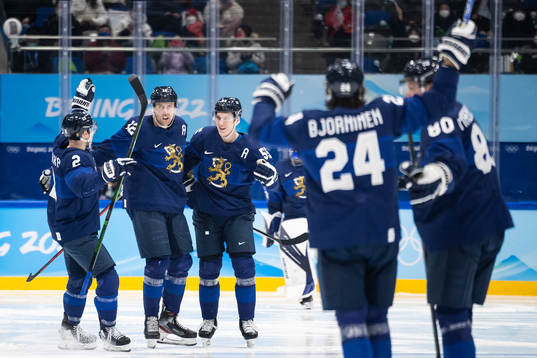 Marko Anttila of Finland celebrates