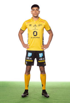 Elfsborgs Ahmed Qasem poserar för ett porträtt den 21 februari 2022 i Borås.