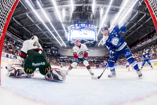 Leksands Patrik Zackrisson och Frölundas Filip