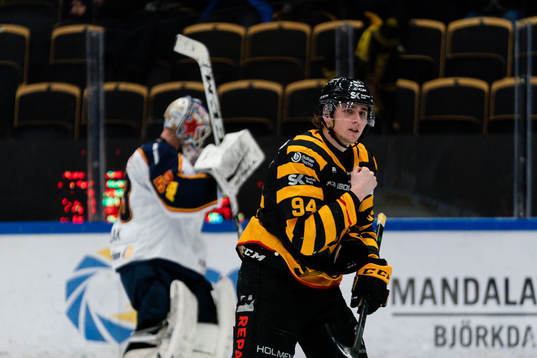 Skellefteås Linus Karlsson jublar