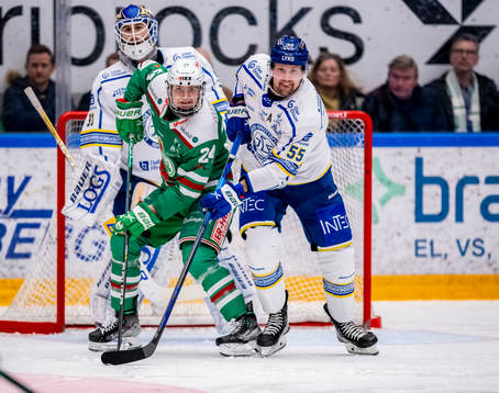 Rögles Marco Kasper och Leksands Jonas Ahnelöv