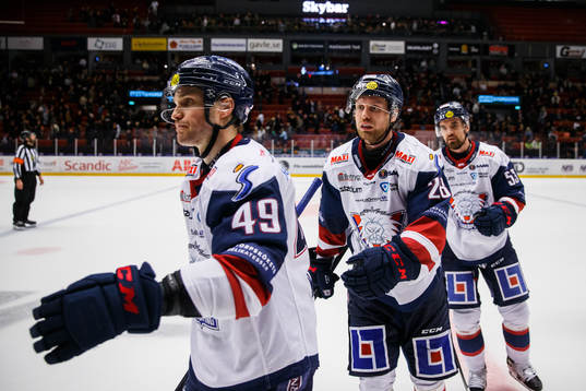 Linköpings Benjamin Maxwell, John Nyberg  och Eddie