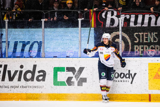 Djurgårdens Marcus Sörensen jublar