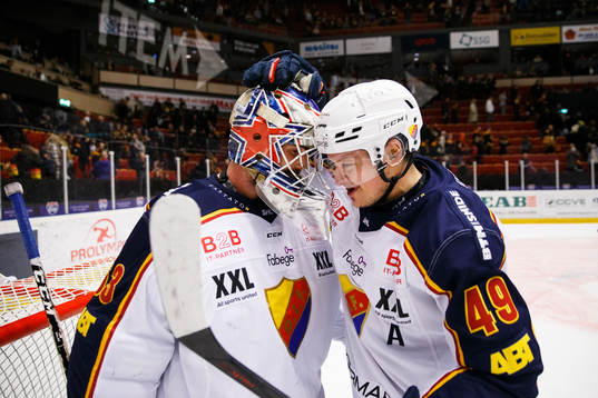 Djurgårdens målvakt Alexander Salak och Djurgårdens