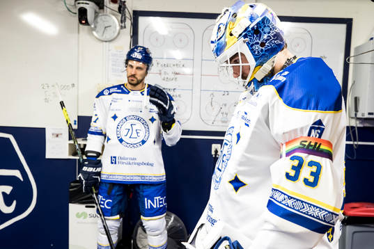 Leksands målvakt Axel Brage  pride ambassadör