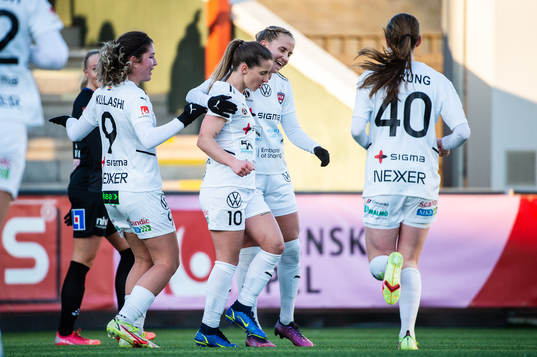 Rosengårds Jelena Cankovic jublar