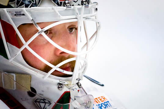 Frölundas målvakt Niklas Rubin