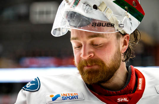 Frölundas målvakt Niklas Rubin