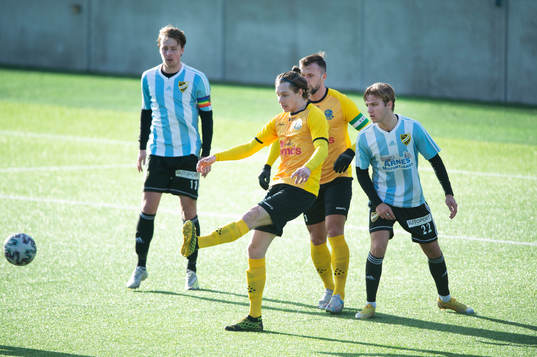  i träningsmatchen mellan Lunds BK och IFK Hässleholm i Lund 27 februari 2022.
