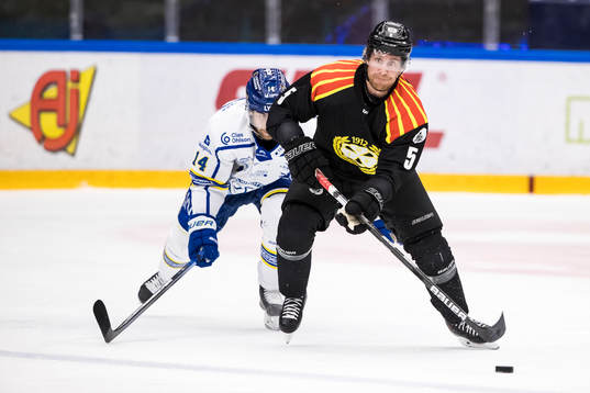 Leksands Oskar Lang och Brynäs Chay Genoway