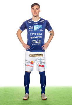 Norrbys Pontus Eriksson poserar för ett porträtt den 28 februari 2022 i Borås.