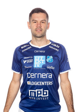 Norrbys Ivo Pekalski poserar för ett porträtt den 28 februari 2022 i Borås.