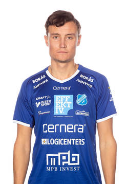 Norrbys Alexander Salo poserar för ett porträtt den 28 februari 2022 i Borås.